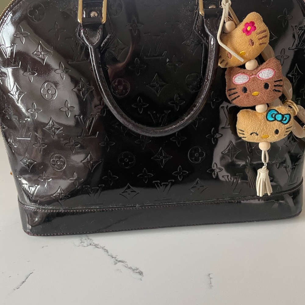 Louis Vuitton Glossy Black Monogram Satchel
